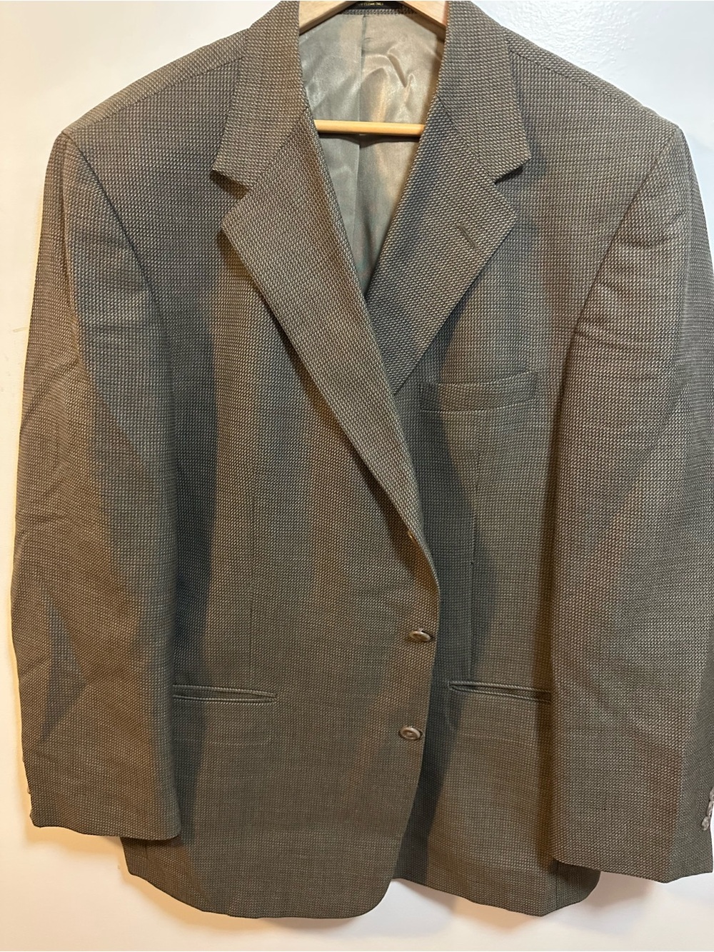 Men's Houndstooth Sport Coat - Brown/Gray
